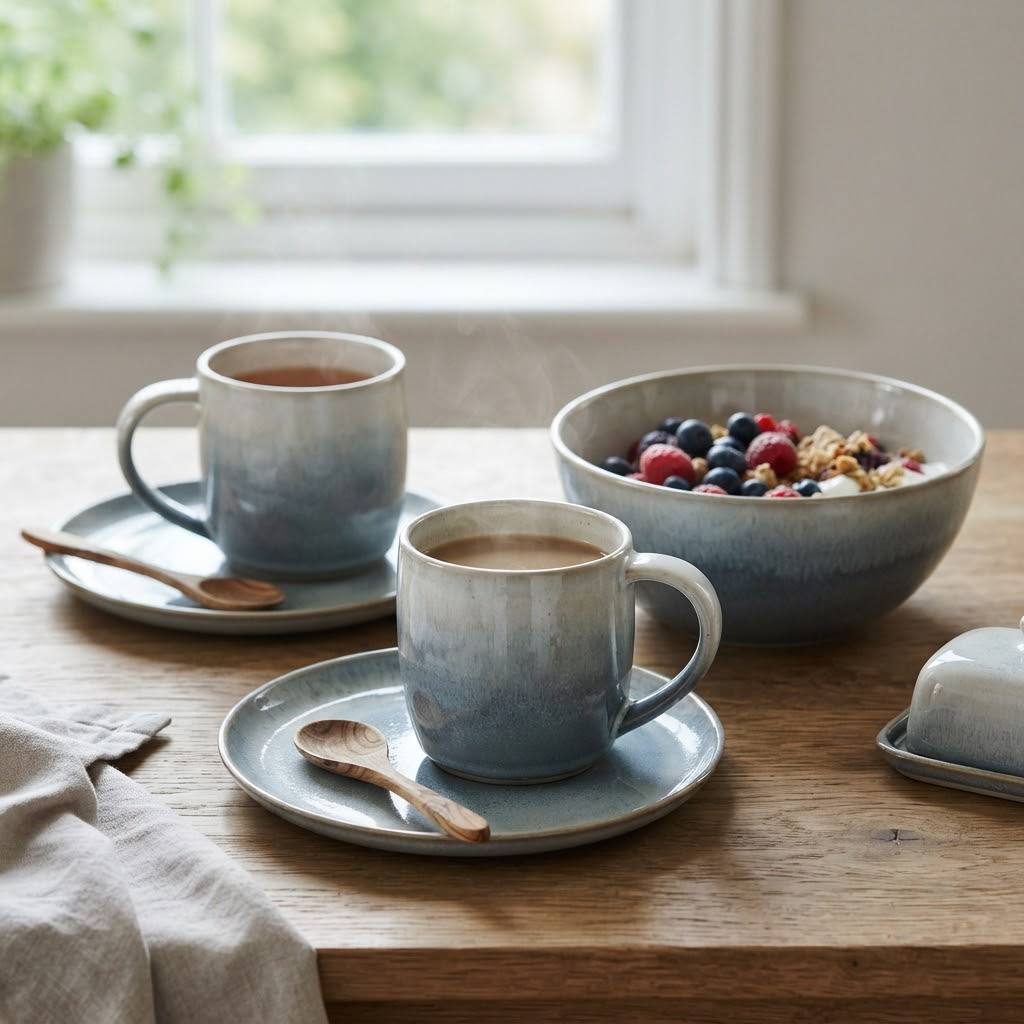 "Morning Mist" Artisanal Breakfast Set (for 2)